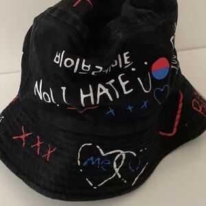 Black Graffiti Bucket Hat